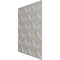 Ekena Millwork 19 5/8in. W x 19 5/8in. H Delfina EnduraWall Decorative 3D Wall Panel Covers 2.67 Sq. Ft. WP20X20DLBCR - alternate 5